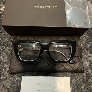 Bottega Veneta Black Eyeglasses